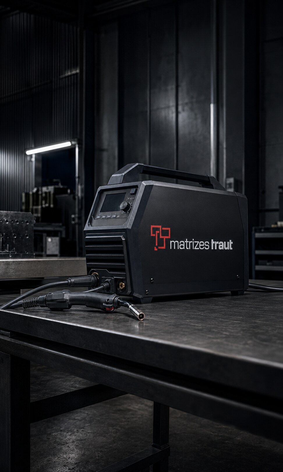 Marca Traut em equipamento profissional de solda