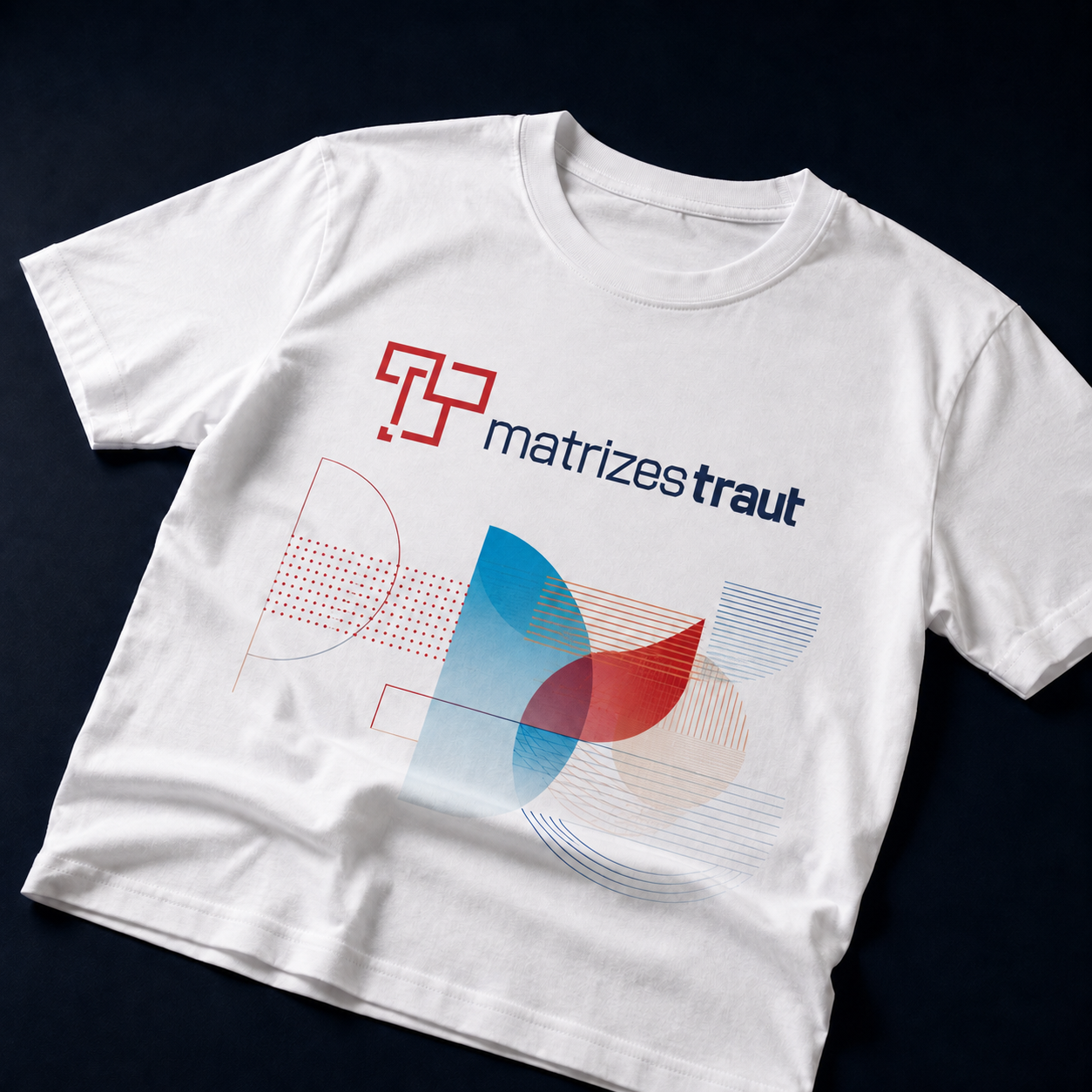 Camiseta com estampa colorida